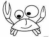 Crabe sketch template