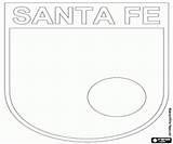 Santa Fe Independiente Logo sketch template
