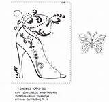 Parchment Lesley Choose Board Cards Shoe sketch template