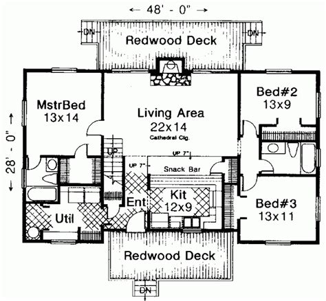 awesome small mountain home floor plans  home plans design