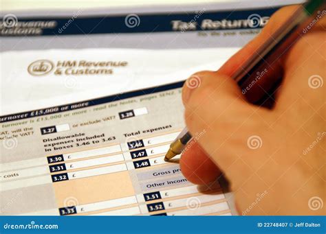 tax return form editorial photography image  adjusted