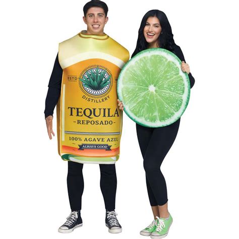 Tequila And Lime Couple Costume For Adults Party Expert