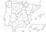 Mapa Mudo Provincias Politico Mapas Mudos Contacto Espana Provincia Escuela sketch template