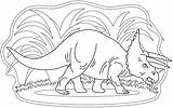 Triceratops Colorear Dinosaur Dinosaurs Colouring Supercoloring sketch template