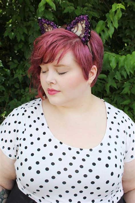 25 pretty short haircuts for chubby round face