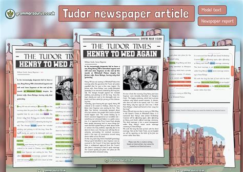 year  model text newspaper report  tudors henry weds