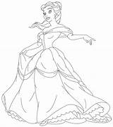 Princess Belle Coloring Pages Disney Beauty Wedding Dresses Kids Color Sheet Printable Colouring Gown Her Print Tattoo Inspiration Cartoon Girls sketch template