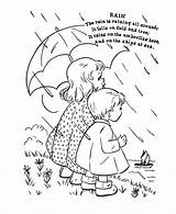 Nursery Kids Rhymes Rhyme Rainy sketch template