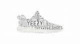 Yeezy Coloring Pages Template Boost sketch template