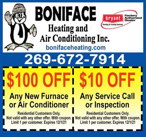 coupons boniface heating air conditioning