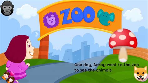 aarbys day   zoo  educational short story  kids youtube
