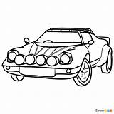 Lancia Stratos Retro Cars sketch template