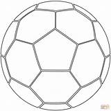 Coloring Soccer Ball Printable Pages sketch template