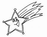 Estrella Fugaz Cadente Estrellas Estrela Colorare Fugaces Cometa Disegni Fugas Stelle Eleo Acolore Dibuixos Cuento Lucero Estel Fiestas Estrelas Nadal sketch template