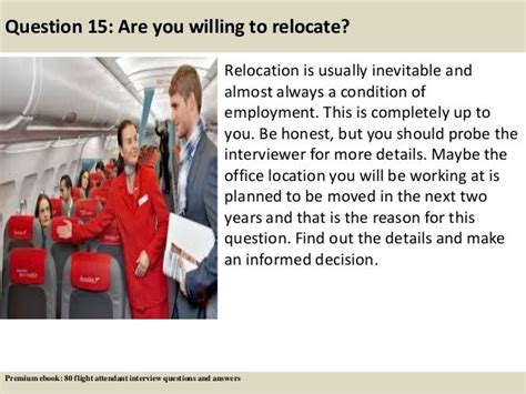 Flight Attendant Interview Questions And Answers