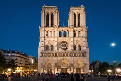 notre dame cathedral  dusk ed okeeffe photography