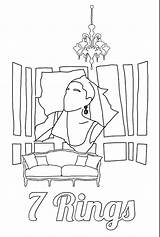 Colouring Arianagrande Coloringpages sketch template