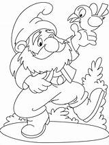 Gnome Coloring Pages Printable Garden Cartoon Gnomes Color Getcolorings Popular Print Getdrawings Library Clipart Books sketch template