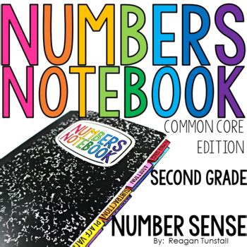 common core numbers notebook number sense  grade  reagan tunstall
