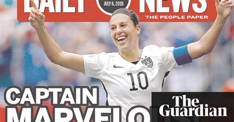 usa wins the women s world cup american newspaper front pages in
