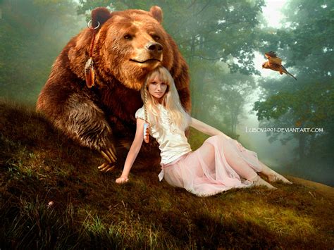 girl  bear  lubov  deviantart