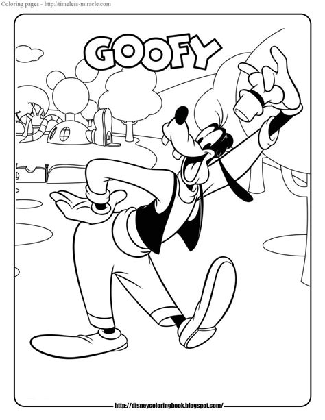 mickey mouse clubhouse printable coloring pages