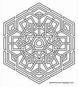 Coloring Pages Mandala Sacred Geometric Geometry Print Labyrinth Hard Celtic Snowflake Printable Color Imgur Cross Patterns Pattern Meditations Geometri Azcoloring sketch template