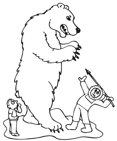 bear hunt  colouring pages