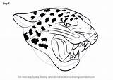 Jaguars Jacksonville Mascot Drawingtutorials101 Cowboys sketch template