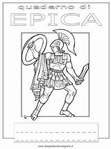 Colorare Copertine Alfabeto Epica Copertina sketch template