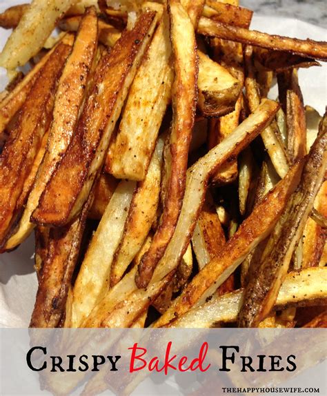 crispy baked french fries