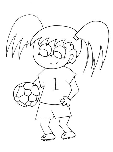 soccer soccergirl sports coloring pages coloring book