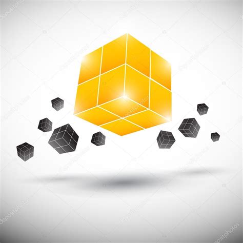 cube logo design stock vector  burakowski