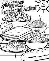 Grains Healthy Coloringsun Breads Getdrawings Dxf sketch template