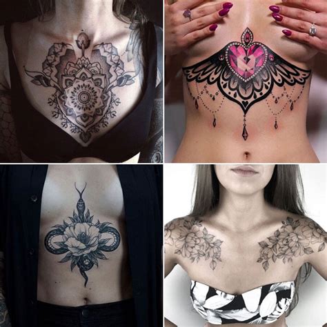 101 Best Chest Tattoos For Women 2021 Guide