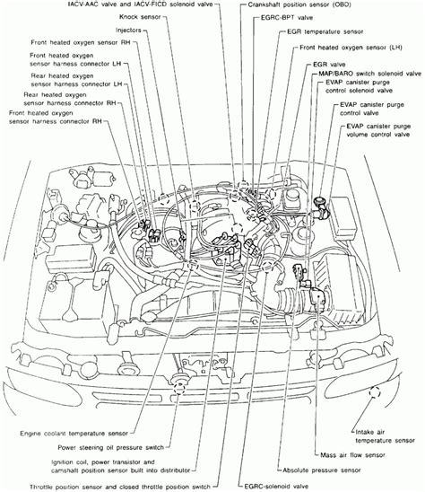 nissan engine diagram wiring diagrams tar  nissan altima exhaust system diagram  nissan