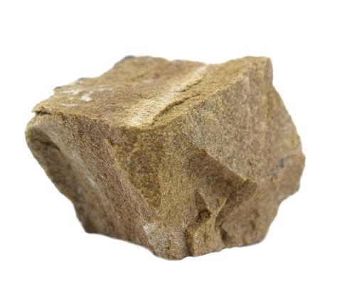 raw white sandstone sedimentary rock specimen  geologist selected