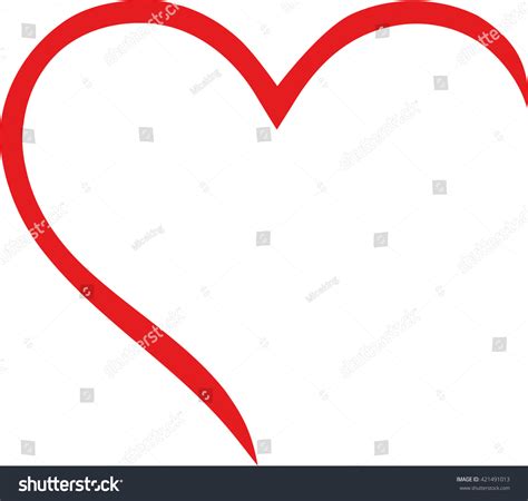 heart halves gambar foto stok vektor shutterstock
