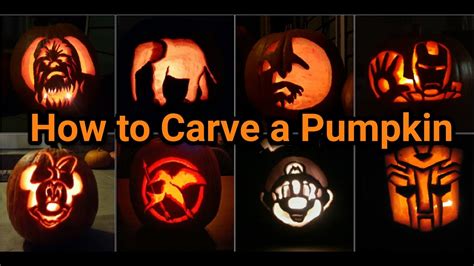 how to carve a pumpkin like a pro youtube