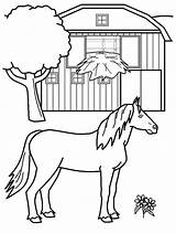 Ausmalbilder Playmobil Pferde Pferd Malvorlagen Ausdrucken sketch template