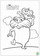 Lorax Coloring Pages Sheets Dinokids Activity Print Popular Close sketch template