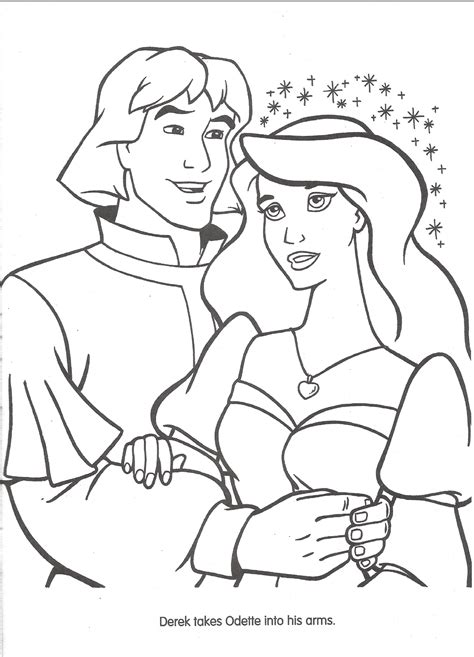 prince  princess coloring pages