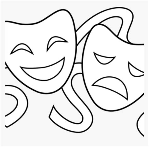 carnival mask coloring page