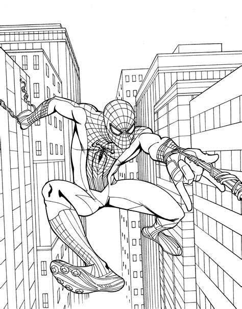 spiderman coloring pages omahatyred
