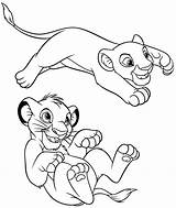 Nala Simba Coloring Pages Disney Walt Characters Lion King Wallpaper Template sketch template
