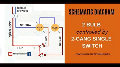 casual wiring diagram   gang light switch  pole