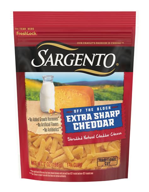 sargento shredded extra sharp natural cheddar cheese  oz package walmartcom walmartcom