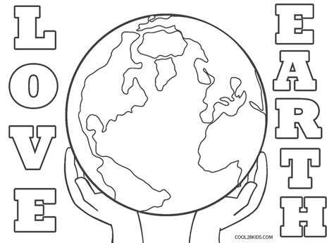 printable earth day coloring pages  kids