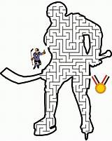 Hockey Maze Laberinto Labirint Mazes Colorat Olympics Resuelve Desene Planse Printactivities Worksheets Thru Laberintos Labyrinthe Trafic Complejos επιλογή πίνακα Joueur sketch template