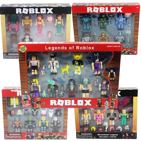 sets roblox figure jugetes cm pvc game figuras robloxs boys toys